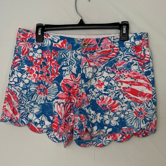 Lilly Pulitzer Pants - Lilly Pulitzer, Pop Pop Buttercup Shorts, Size 6!!!